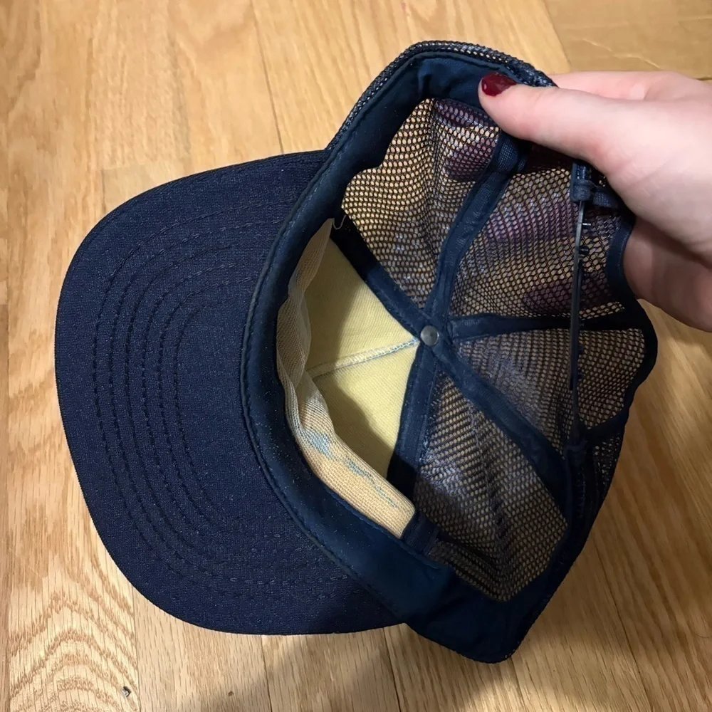 Vintage Lancaster Ford Tractor The Reliables Mesh Snap Back Trucker Hat Blue